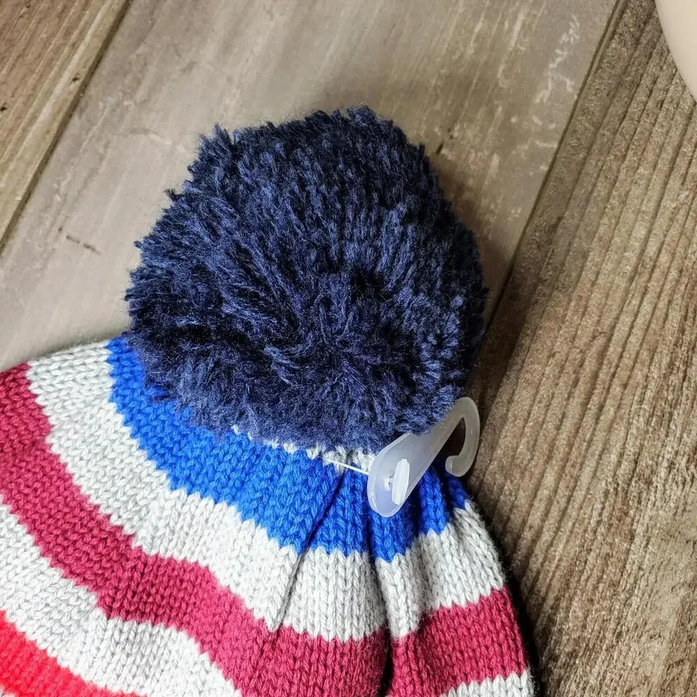 Gymboree Baby Boy Striped Knit Winter Hat Bundle - 2 Pieces